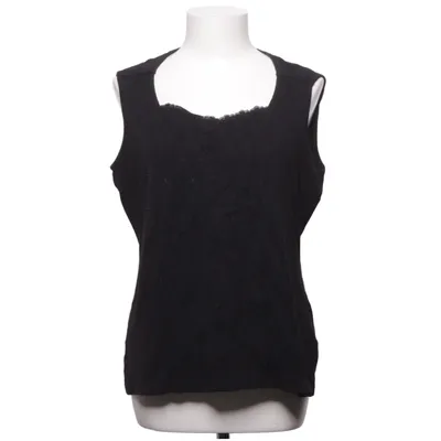Tank Top (Black) from Silbor Elastane, Viscose
