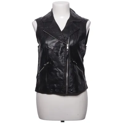 Bikerväst (Svart) från Divided by H&M Skinnimitation, Polyester