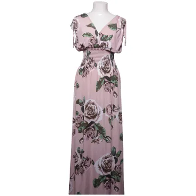 Maxi dress (Pink, Green, Brown) from Defox Elastane, Polyamide