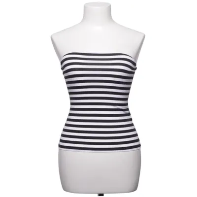 Tube top (Zwart, Wit) van ONLY Elastaan, Organisch katoen