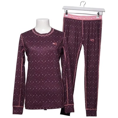 Underställ (Lila, Rosa) från Kari Traa Elastan, Polyester