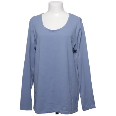 Langærmet t-shirt (Blå) fra Basic You Elastan, Økologisk bomuld
