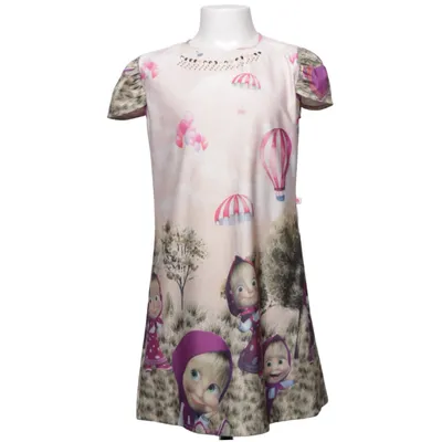Robe (Rose, Multicolore) de Baby Baby Élasthane, Polyester