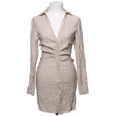 Shirt dress (Beige) from Donna Romina x NA-KD Polyamide, Viscose