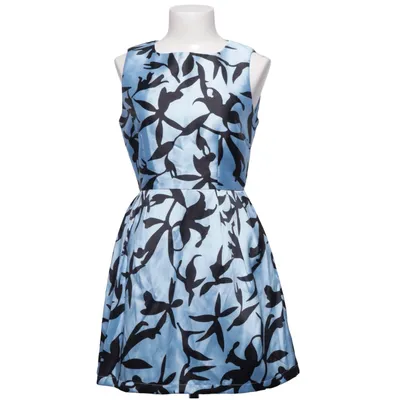 Dress (Blue, Black) from AX Paris Polyester