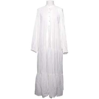 Långklänning (Vit) från H&M Bomull, Viskos