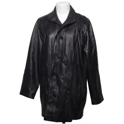 Veste longue en cuir (Noir) de Finland Cuir