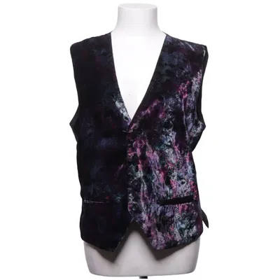 Gilet d'extérieur (Violet, Noir, Bleu, Rose, Multicolore) de Micro Acétate, Viscose