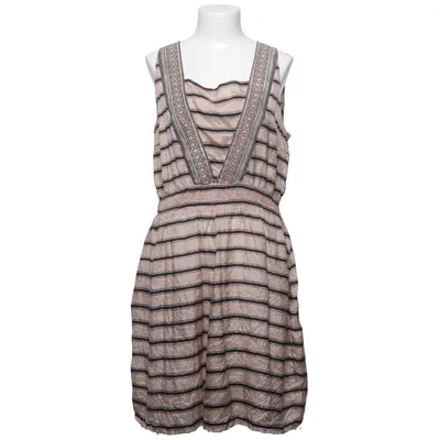 Robe (Beige, Noir) de Ewa I Walla Coton, Soie