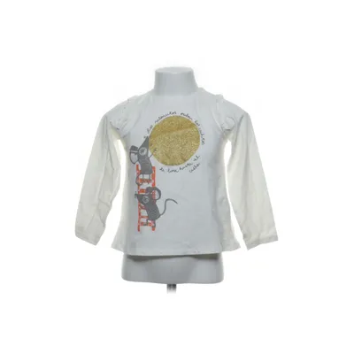 Långärmad t-shirt (Vit) från Zara Baby Bomull, Elastan