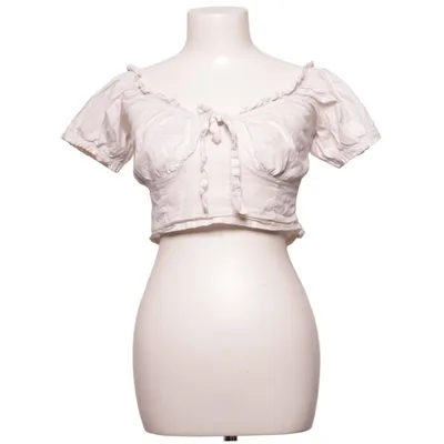 Chemisier Dirndl (Blanc) de Creme Fraiche Coton, Élasthane