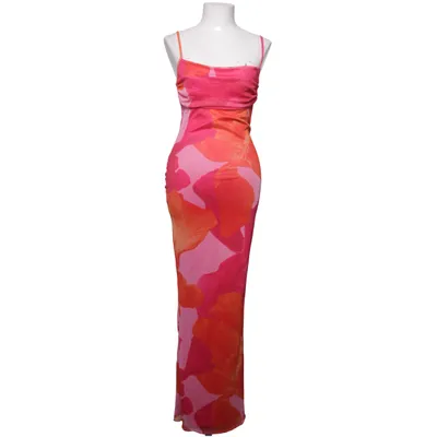 Maxikjole (Rød, Pink, Orange) fra Boohoo Elastan, Polyester