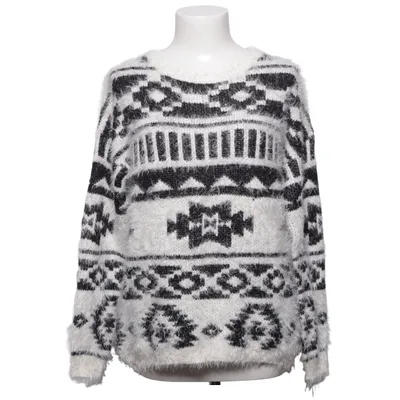 Sweater (Black, White) from DeVal Woman Acrylic, Nylon