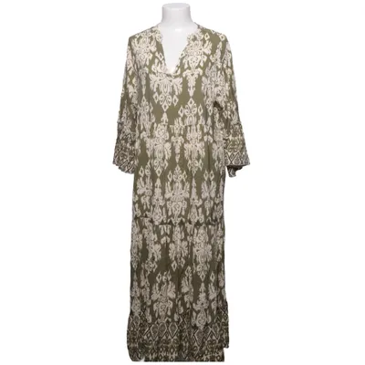Maxi dress (Green, White) from Gemini Viscose