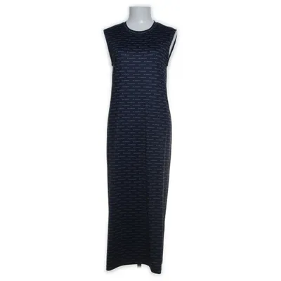 Långklänning (Blå, Vit) från Blanche Elastan, Återvunnen polyester