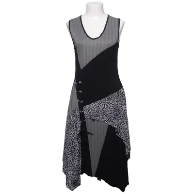 Robe (Noir, Blanc) de Sara Louise Élasthane, Polyamide, Polyester, Viscose