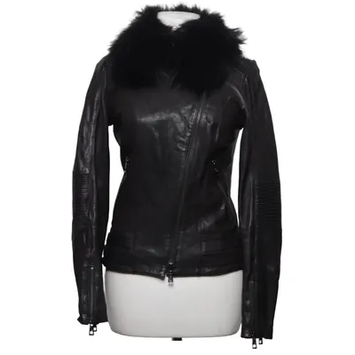Leren jack (Zwart) van S.L.Y Leer