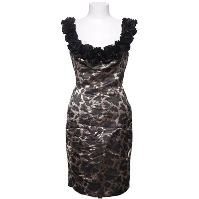 Robe de cocktail (Noir, Beige, Multicolore) de Maggy London Acétate, Élasthane, Polyamide, Polyester