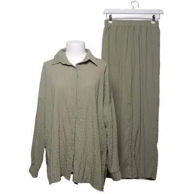 Sæt (Grøn) fra Shein Elastan, Polyester
