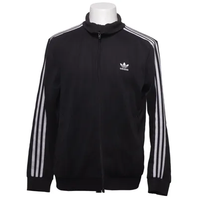 Veste de sport (Noir, Blanc) de Adidas Originals Coton, Élasthane, Polyester recyclé