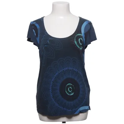 Top (Blauw, Zwart, Meerkleurig) van Desigual Elastaan, Viscose