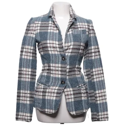 Blazer (Bleu, Blanc, Gris, Rouge) de Please Acrylique, Coton, Polyester, Laine