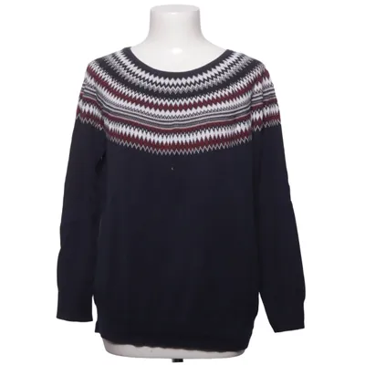 Strickpullover (Blau, Weiß, Rot) von ESPRIT Organic Baumwolle