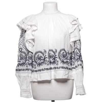 Blouse (White, Black) from Ulla Johnson Cotton