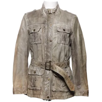Veste en cuir (SP-500) de Saki Coton, Cuir