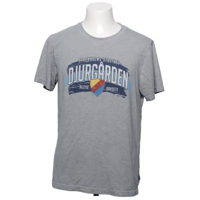 T-shirt (Gray, Multicolored) from Djurgården Cotton, Polyester