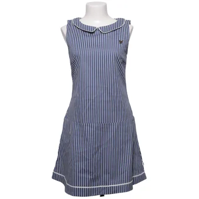 Klänning (Blå, Vit) från Blutsgeschwister Bomull, Elastan, Polyester