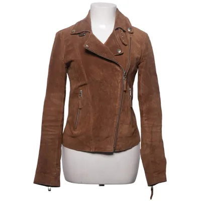 Bikerjacke (Braun) von Esmara by Heidi Klum Leder, Polyester