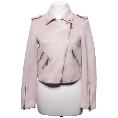 Veste de motard (Rose) de Zara Basic Outerwear Élasthane, Polyester