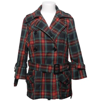 Trenchcoat (Röd, Grön, Svart) Polyester, Viskos