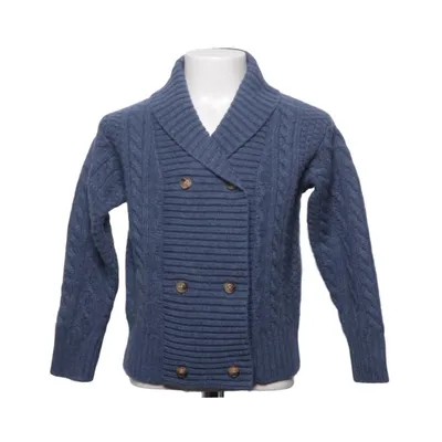 Cardigan (Blauw) van Donsje Merinowol