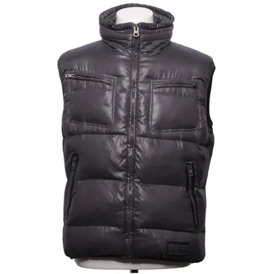 Outdoor vest (Grijs) van Diesel Leer, Polyamide