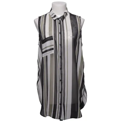 Top (Black, White, Green) from Papaya Polyester