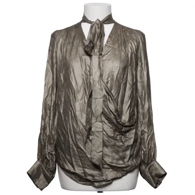 Knytblus (Brun) från Plein Sud Silke