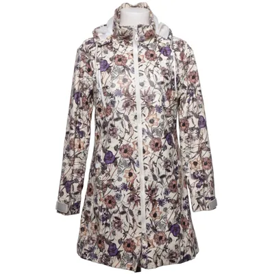 Regnfrakke (Beige, Lilla, Brun) fra Søs Jensen Polyester, Polyurethan