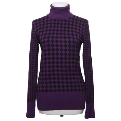 Pul à col roulé (Violet, Noir) de Taifun Collection Polyamide, Viscose