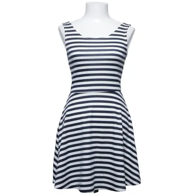 Klänning (Svart, Vit) från Divided by H&M Elastan, Polyester