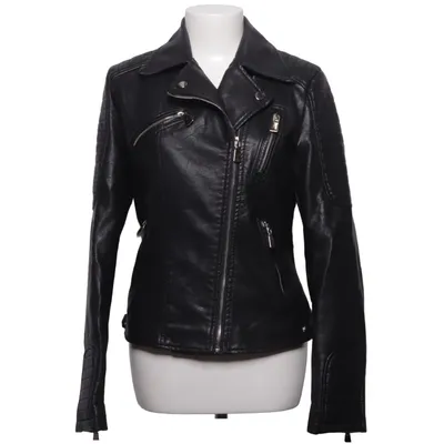 Bikerjack (Zwart) van Flamant Rose Collection Polyester, Polyurethaan
