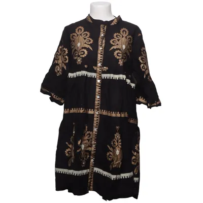 Blouse (Black, Gold) from Marila Cotton