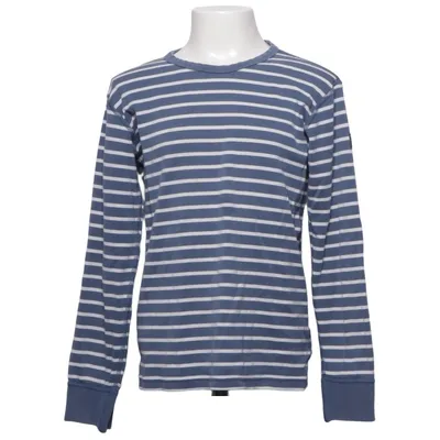 Lange mouwen shirt (Blauw, Wit) van Polarn O. Pyret Organisch katoen