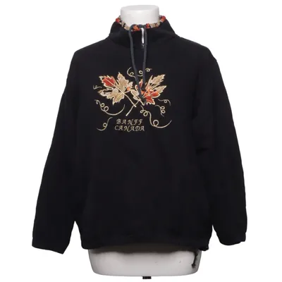 Sweatshirt (Black, Multicolored) from Cityscape Cotton, Polyester