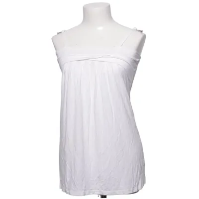 Tank Top (White) from Miss Ewing Elastane, Viscose