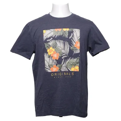 T-shirt (Blue, Multicolored) from Jack & Jones Cotton, Polyester