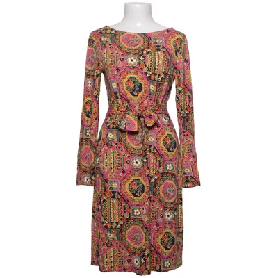 Jurk (Roze, Meerkleurig) van Vera Velour Elastaan, Viscose