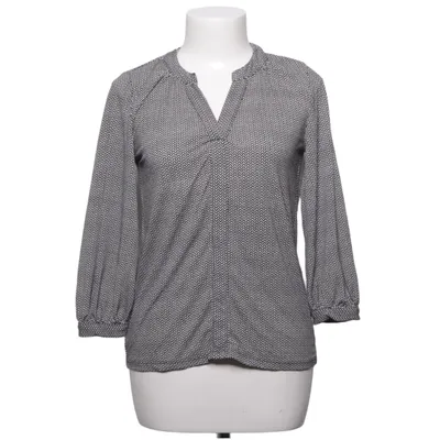 Bluse (Hvid, Sort) fra H&M Modern Classic Polyester, Elastan