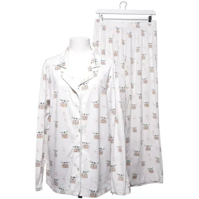 Pyjamasz (Hvid, Flerfarvet) fra Star Wars Elastan, Polyester